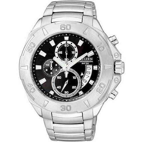 Image of Citizen mat rustfri stål quartz med Eco-Drive Herre ur, model AN3400-58E